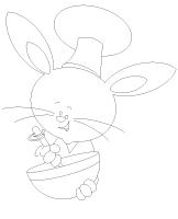 Coloring-pages-theme-Rabbits Coloring-pages-theme-Rabbits