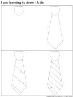 I am learning to draw-A tie