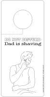 Door signs for Dad