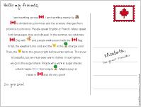 Picture clue story-Canada Day