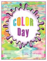 perpetual calendar-Color Day