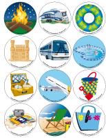 Story and memory game-Vacations Story and memory game-Vacations