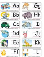 Word flashcards-Alphabet Word flashcards-Alphabet