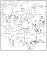 Coloring pages theme-Paint Coloring pages theme-Paint