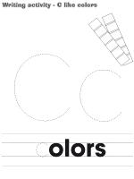 Writing-activities-C like colors Writing-activities-C like colors