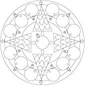 Mandalas-O-Christmas tree