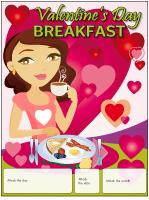 Perpetual calendar-Valentine’s Day Breakfast