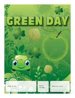 Perpetual calendar-Green Day
