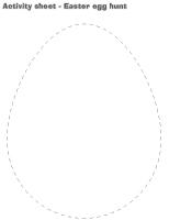 Activity sheets-Easter egg hunt