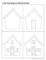 I am learning to draw-A house