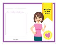 Best Mother-Diploma Best Mother-Diploma