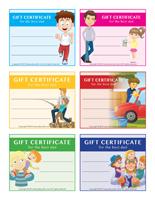 Gift certificates-Father’s Day