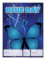 Perpetual calendar-Blue Day