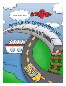 Make Chart On Means Of Transport