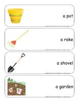 Giant word flashcards-The tree nursery