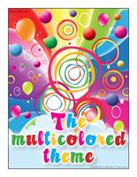 The multicolored theme