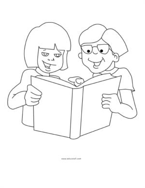 Sharing - Coloring book