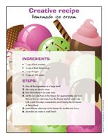 Creative recipe-Homemade ice cream Creative recipe-Homemade ice cream
