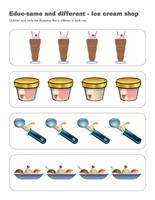 Educ-same and different-The ice cream shop Educ-same and different-The ice cream shop