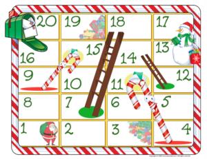 Christmas - Snakes and ladder Christmas - Snakes and ladder
