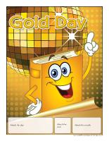 Perpetual calendar-Gold Day