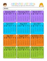 Absentee list-2014 Absentee list-2014