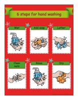 Poster-Special Christmas hand washing Poster-Special Christmas hand washing