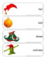 Giant word flashcards-The elves' workshop