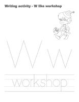 Writing activities-W like workshop
