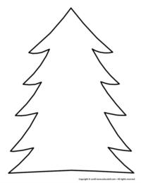 Christmas craft - christmas tree shape