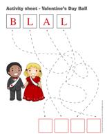 Activity sheets-Valentine?s Day Ball