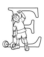 Alphabet-Coloring pages Alphabet-Coloring pages