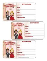 Valentine's Day-Ball invitations