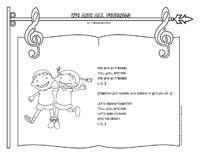 Songs & rhymes-We are all friends