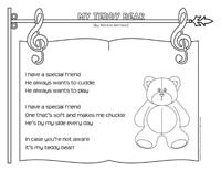Songs & rhymes-My teddy bear