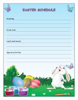 Easter schedule