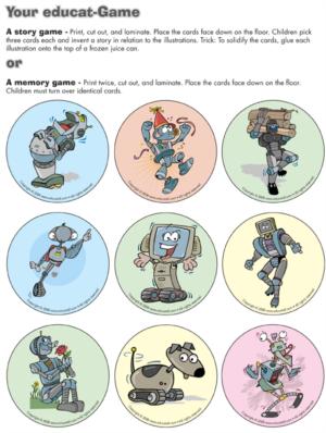 Robots - memomry game