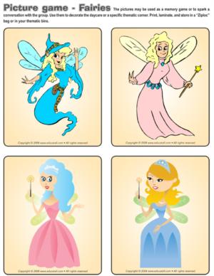 Fairies - Picture game
