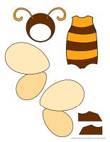 Dress-up dolls-Bees Dress-up dolls-Bees