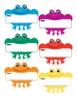 Name tags-Frogs