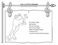 Songs & rhymes-I?m a little froggy