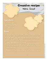 Creative recipe-Moon Sand