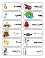 Word flashcards-Fire Word flashcards-Fire