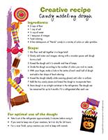 Creative recipe-Candy modeling dough