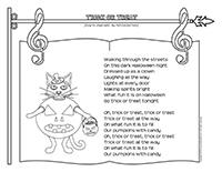 Songs & rhymes-Trick or treat