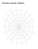 Creative coloring-Spiders