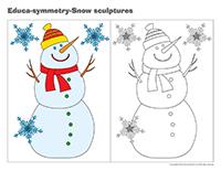 Educa-symmetry-Snow sculptures