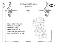 Songs & rhymes-My favorite doll Songs & rhymes-My favorite doll
