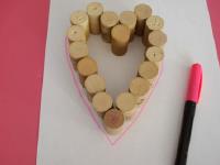 Cork heart-4 Cork heart-4