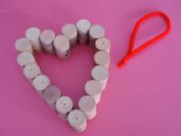 Cork heart-8 Cork heart-8